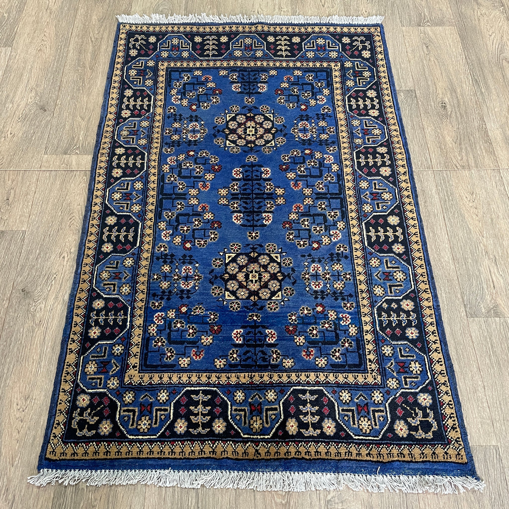Fine Afghan Khal Muhammadi Rug (Merino Wool)