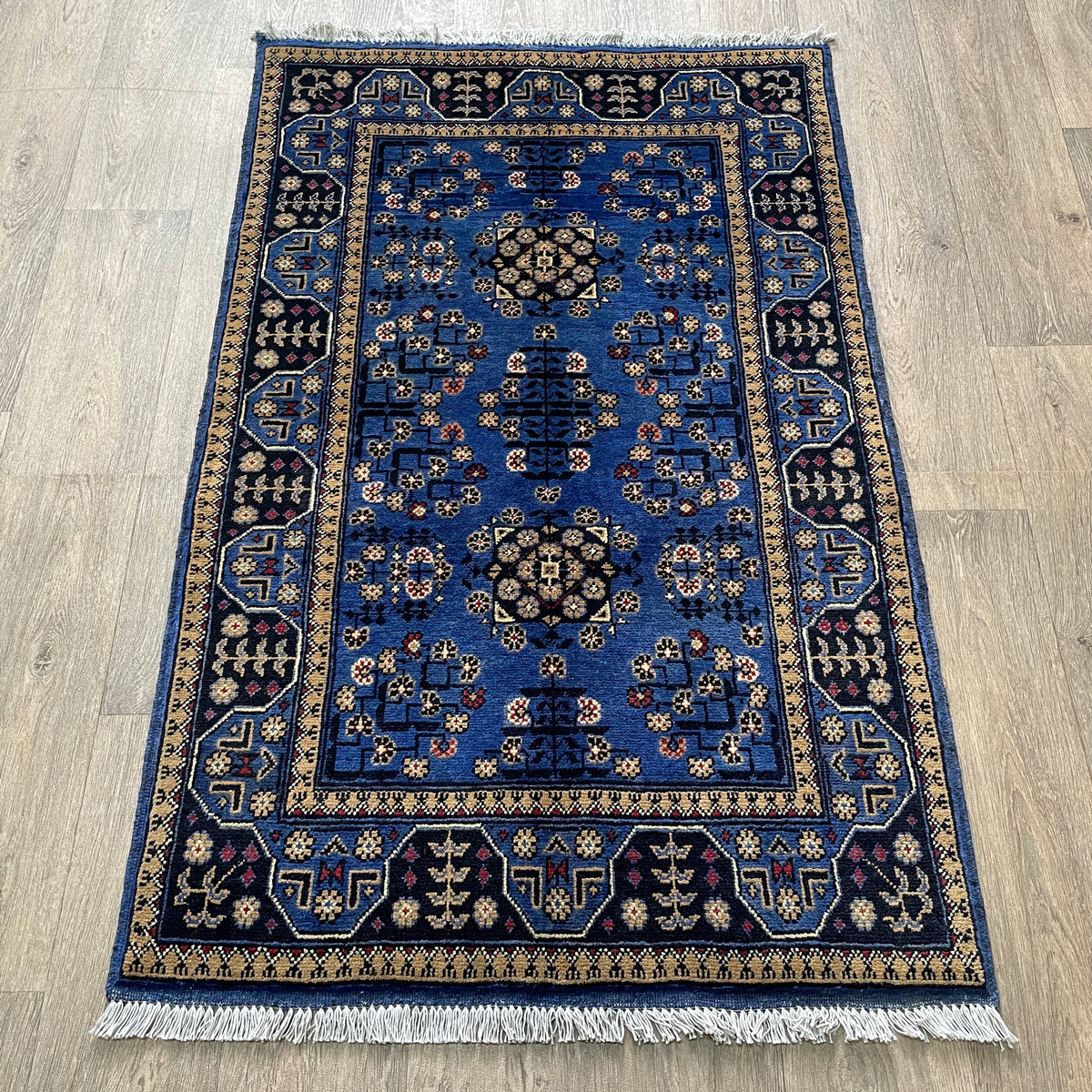 Fine Afghan Khal Muhammadi Rug (Merino Wool)