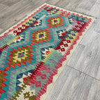 202 x 73 cm | Afghan Kilim Runner - Khorasan Rugs