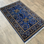 Fine Afghan Khal Muhammadi Rug (Merino Wool)