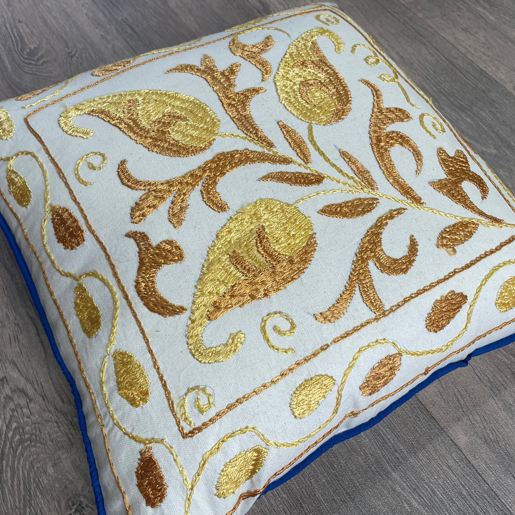 Uzbek Suzani Cushion Cover