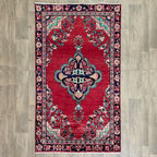 Old Persian Mashhad Rug c. 1970