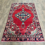 Old Persian Mashhad Rug c. 1970