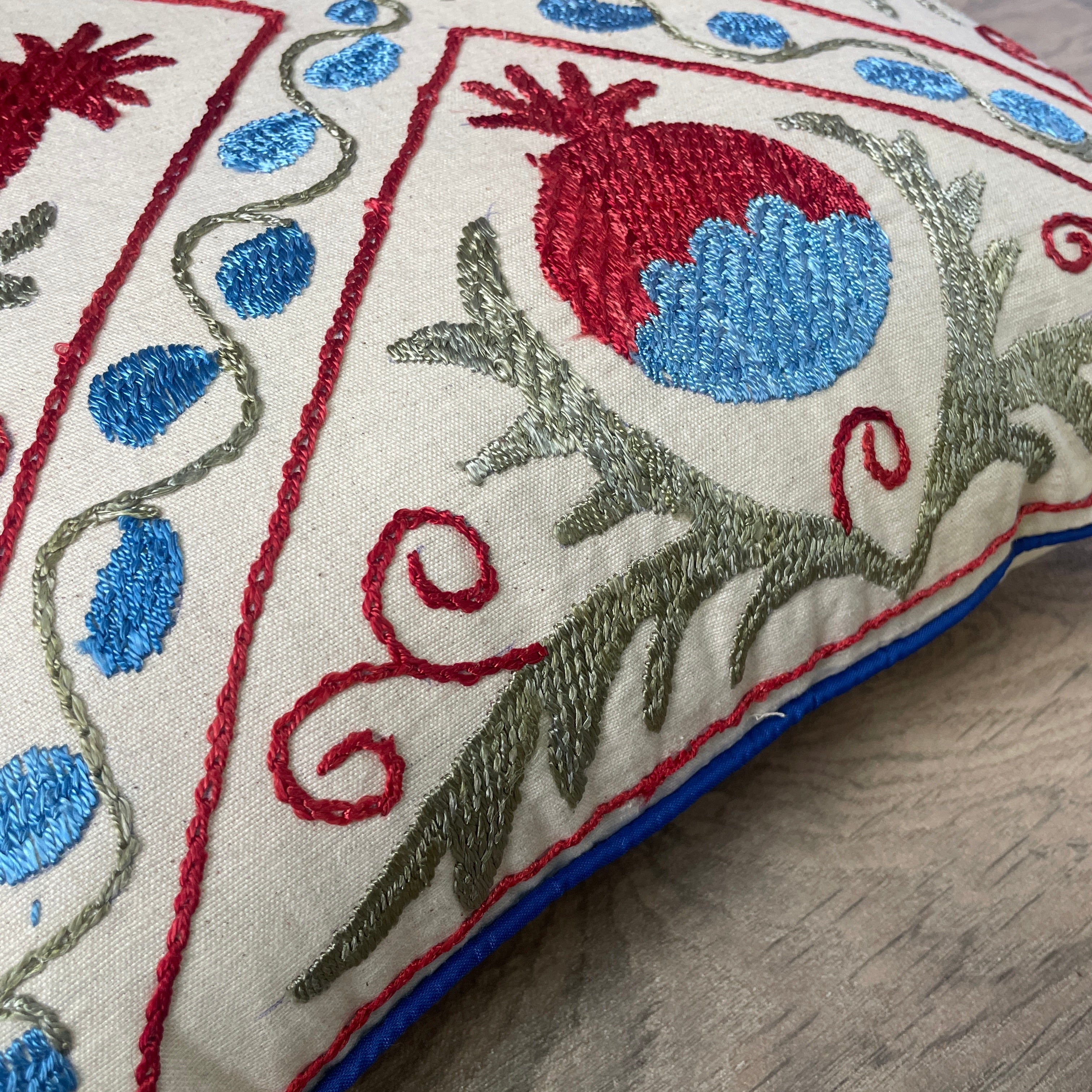 Uzbek Suzani Cushion Cover