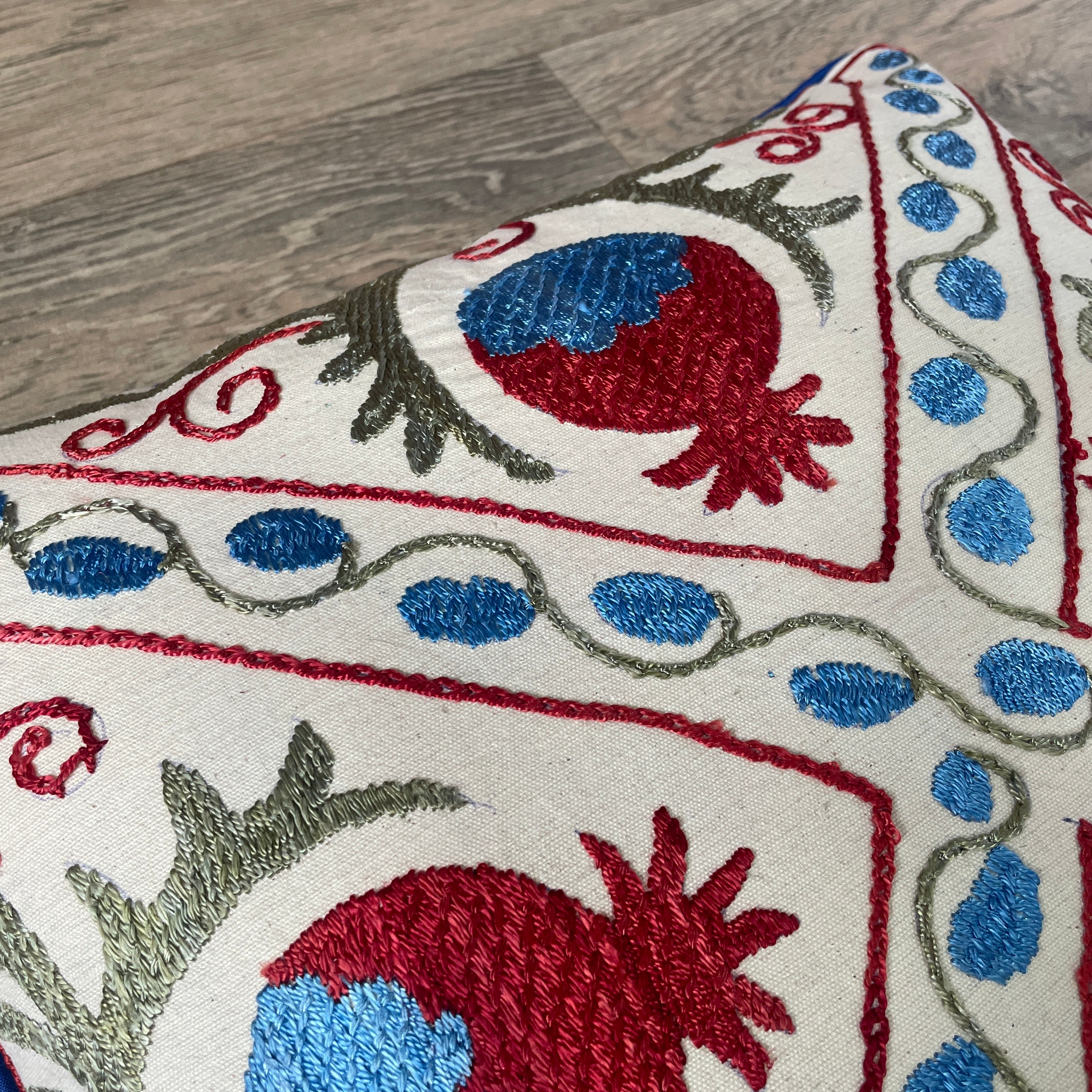 Uzbek Suzani Cushion Cover