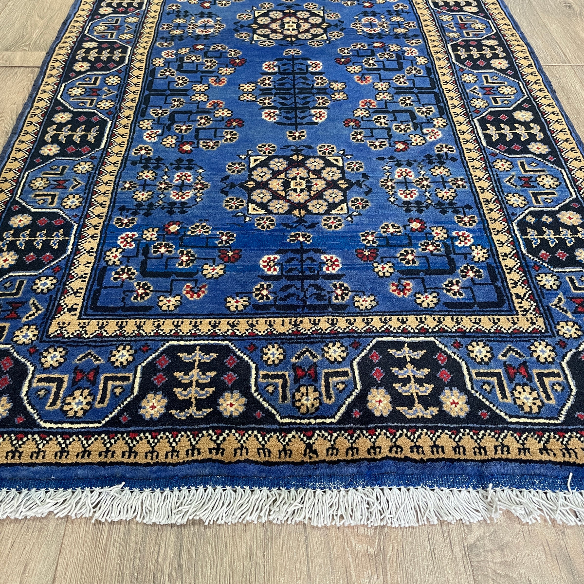Fine Afghan Khal Muhammadi Rug (Merino Wool)