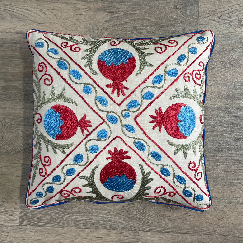 Uzbek Suzani Cushion Cover