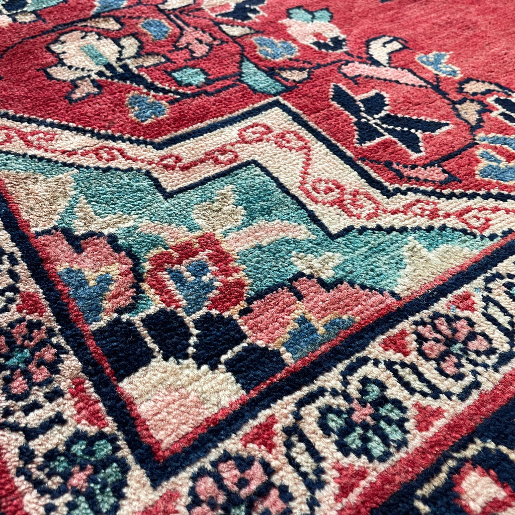 Old Persian Mashhad Rug c. 1970
