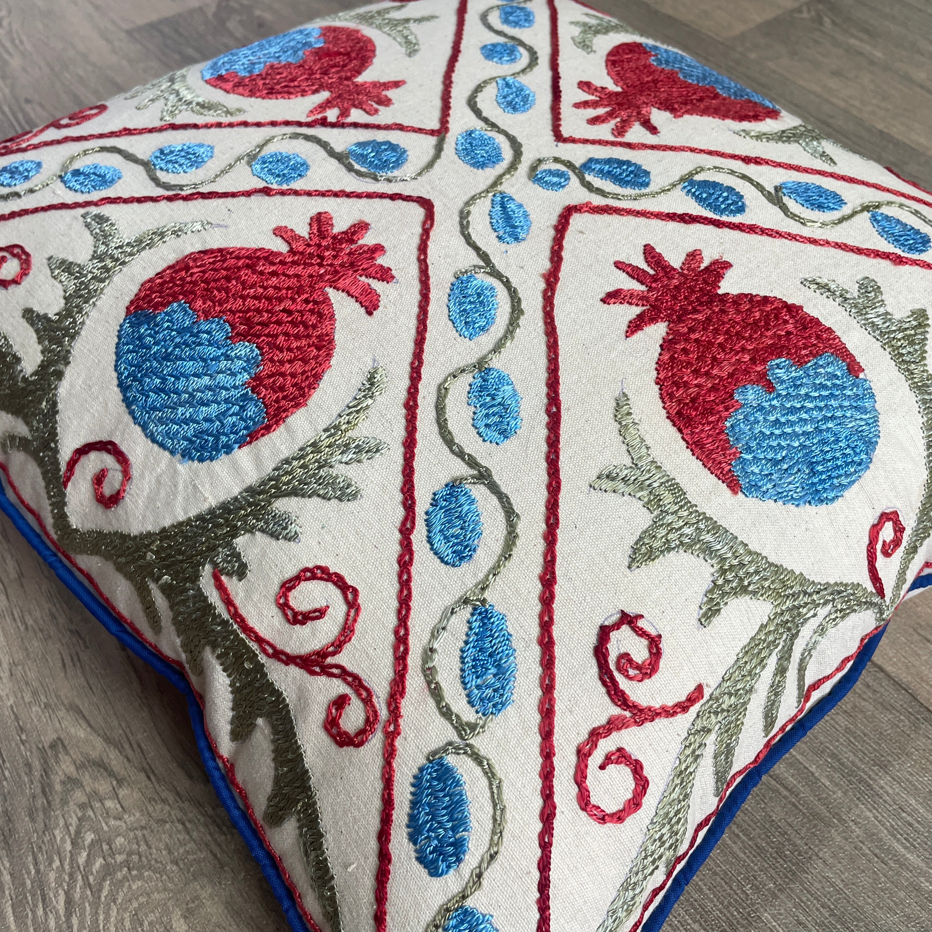 Uzbek Suzani Cushion Cover