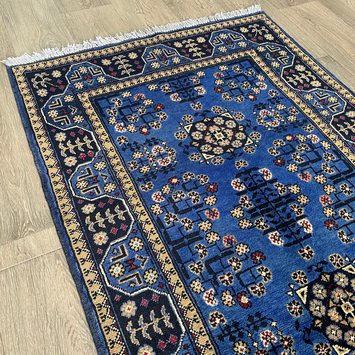 Fine Afghan Khal Muhammadi Rug (Merino Wool)