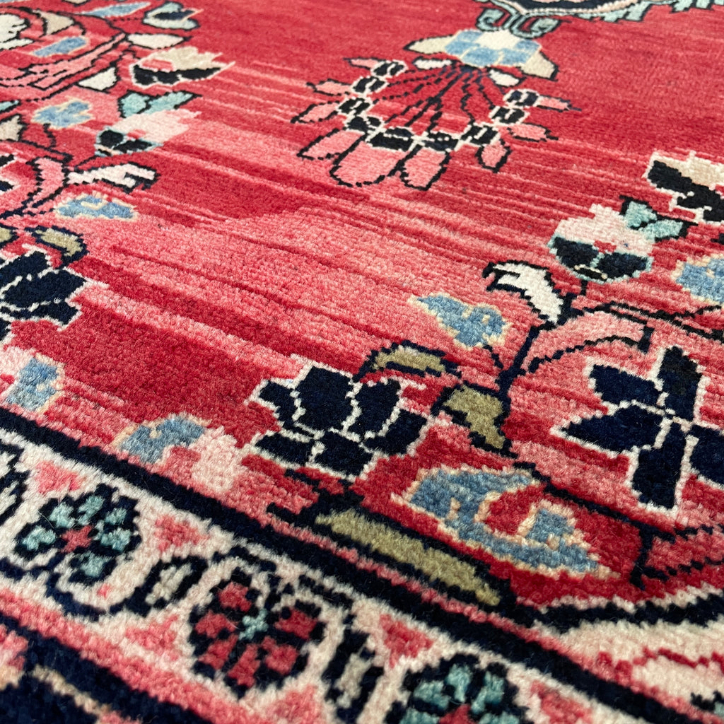 Old Persian Mashhad Rug c. 1970