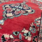 Old Persian Mashhad Rug c. 1970