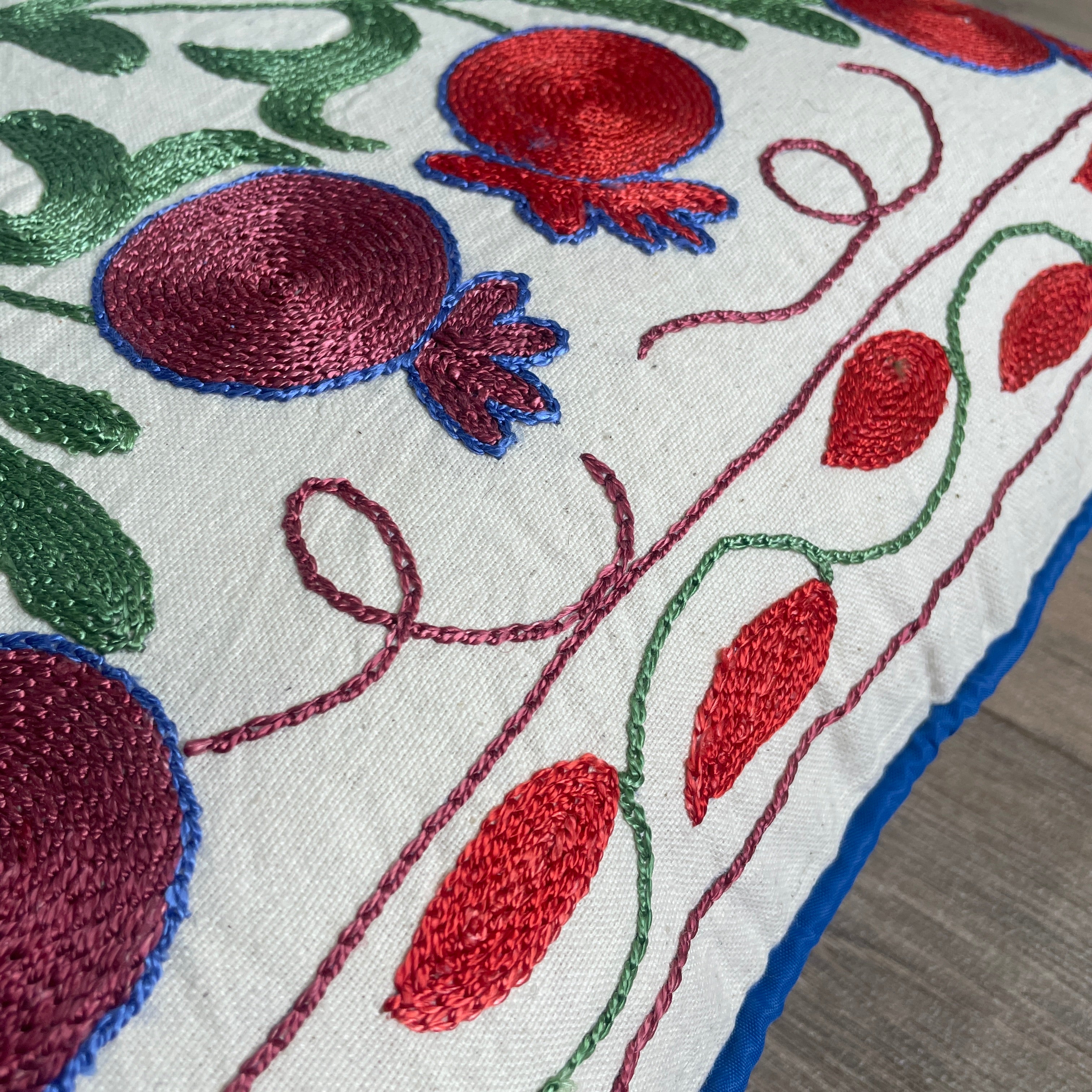 Uzbek Suzani Cushion Cover