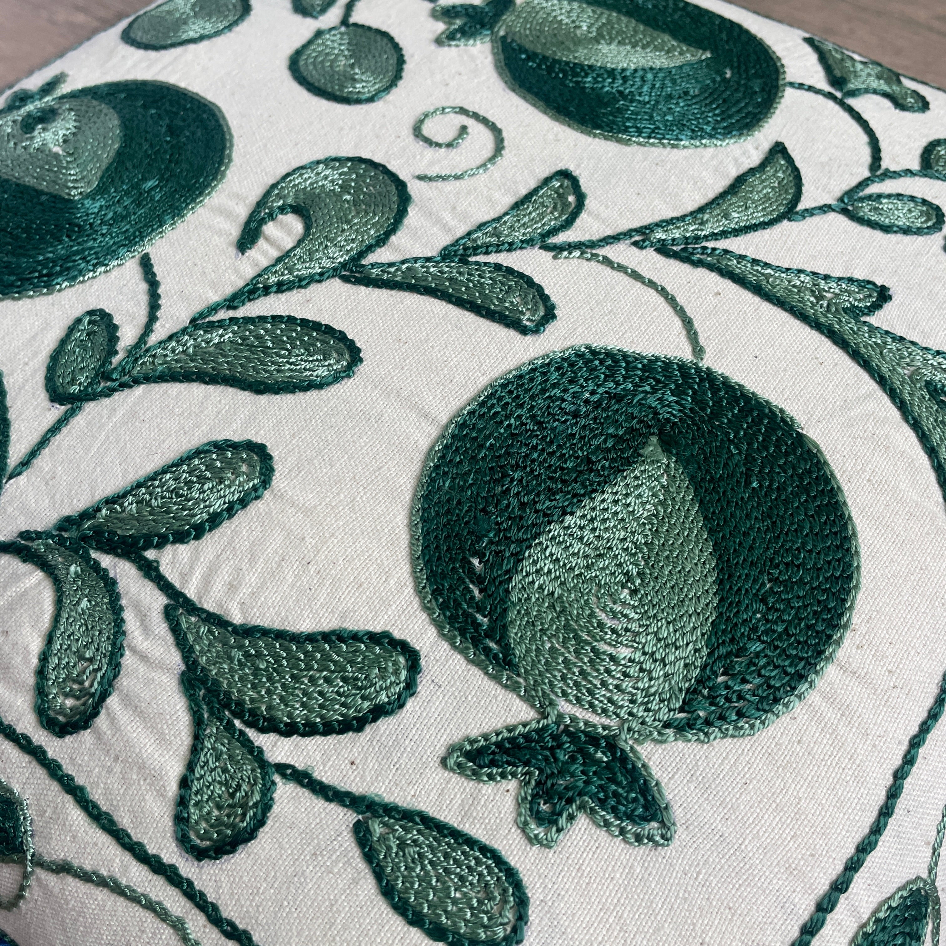 Uzbek Suzani Cushion Cover