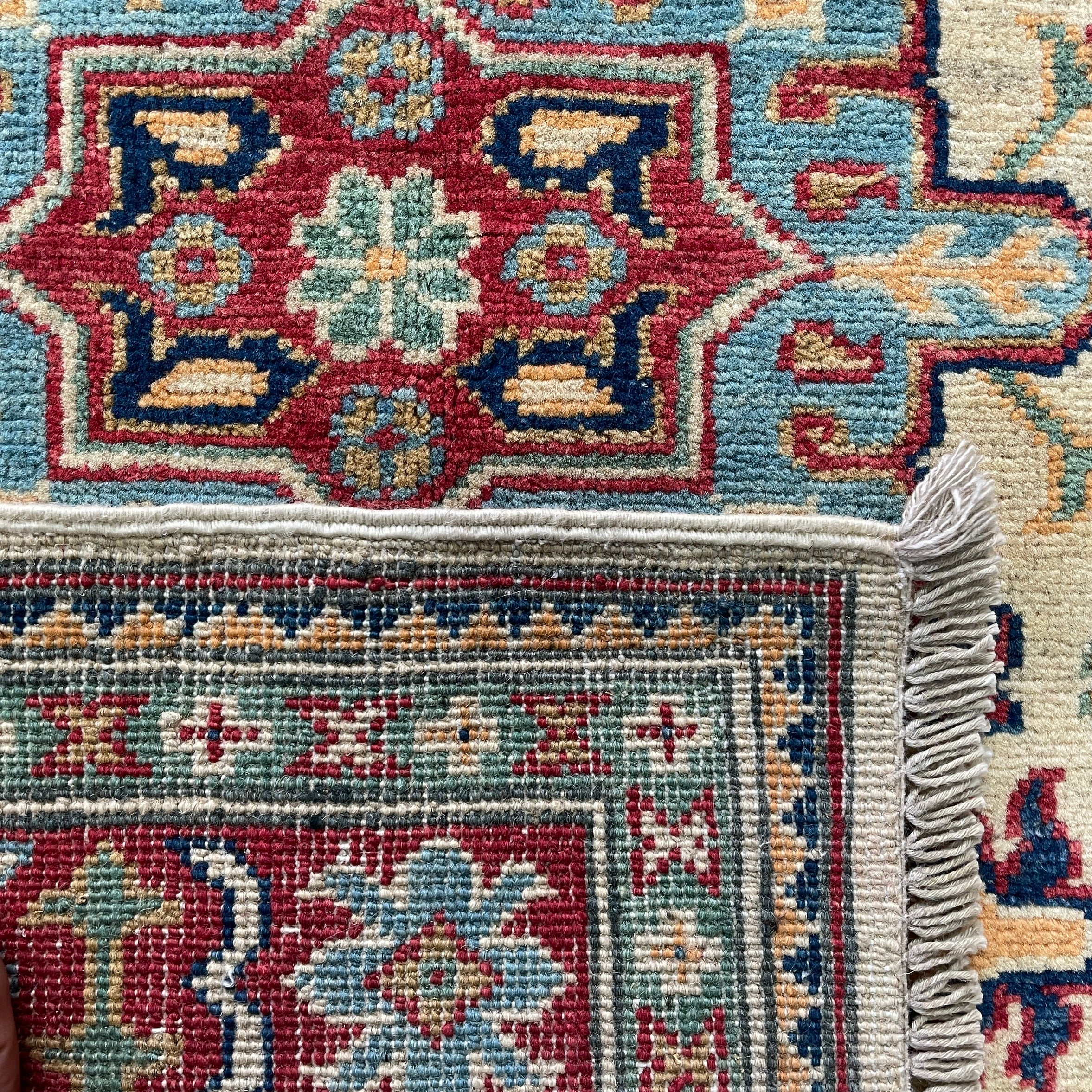 143 x 100 cm | Afghan Kazak Yakash Rug