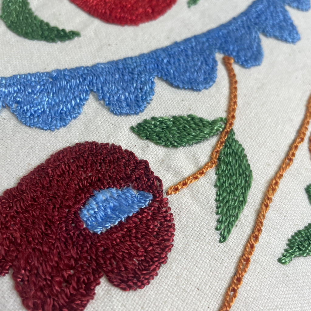 Uzbek Suzani Cushion Cover