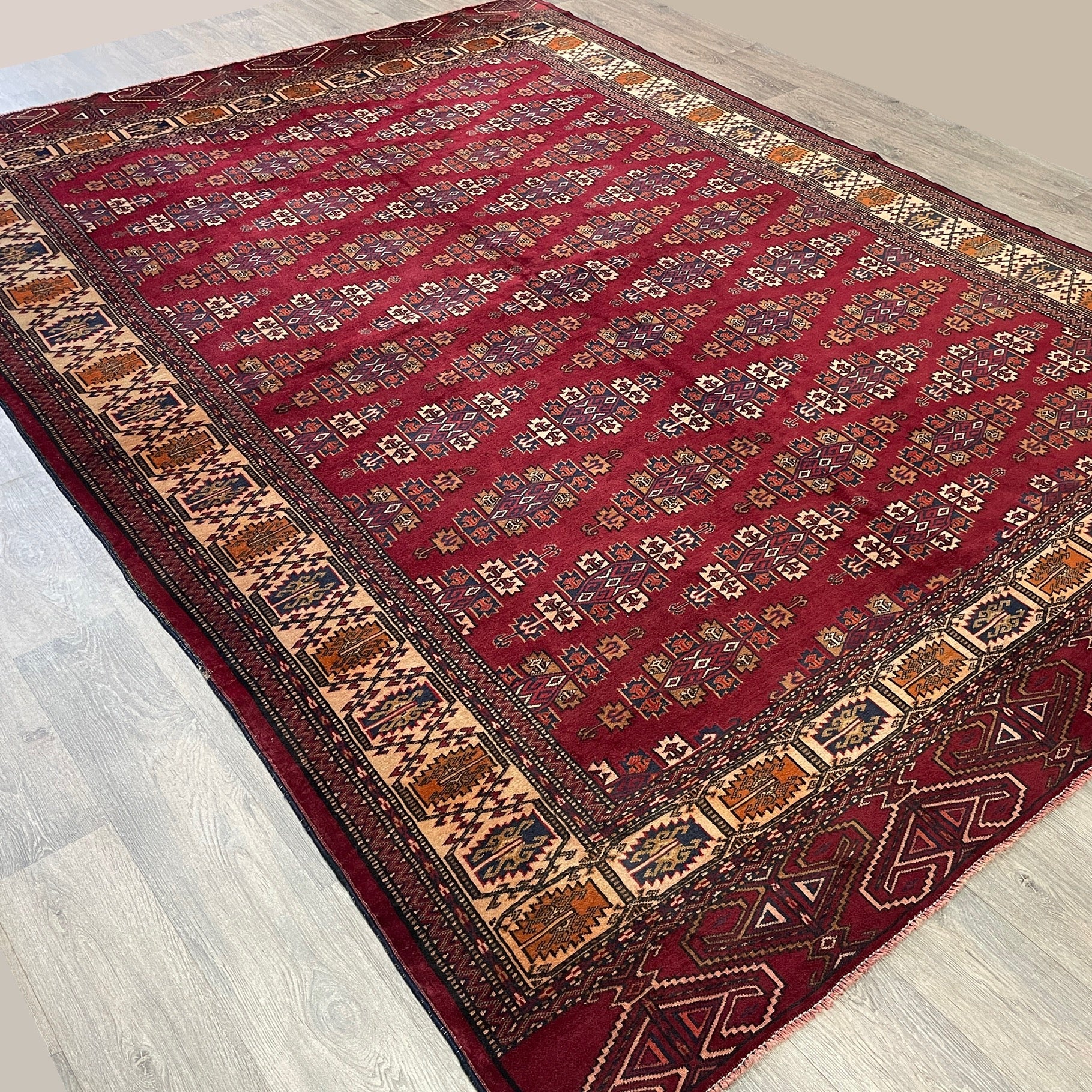 Old Turkmen Yomut Rug c.1970