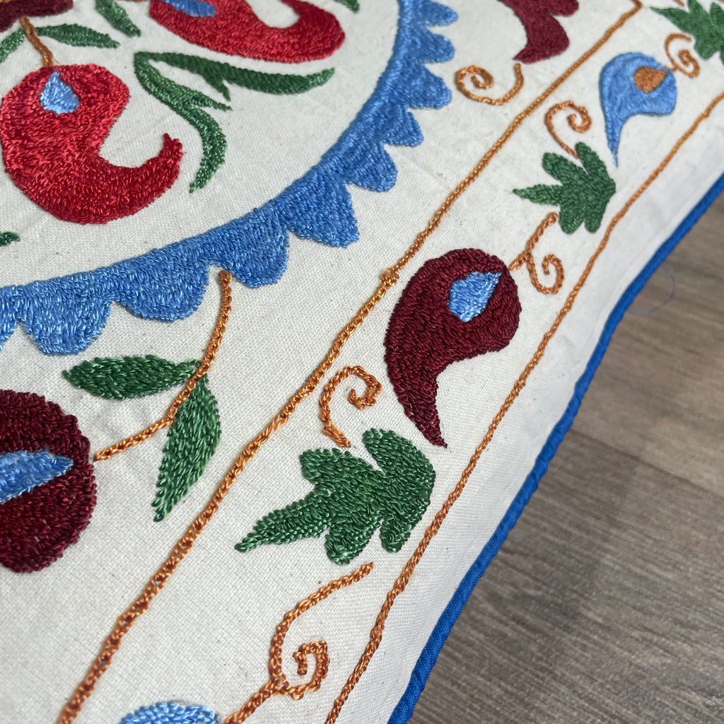 Uzbek Suzani Cushion Cover