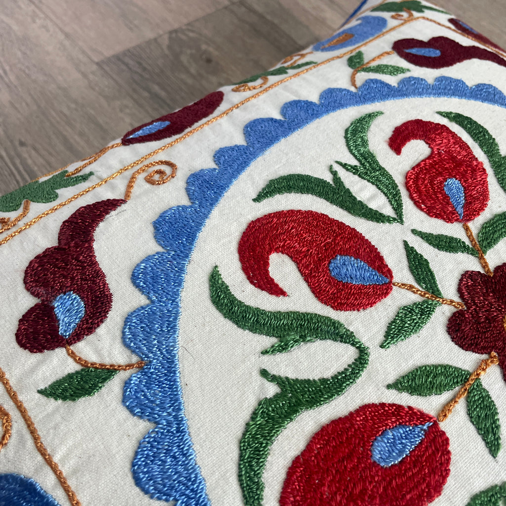 Uzbek Suzani Cushion Cover