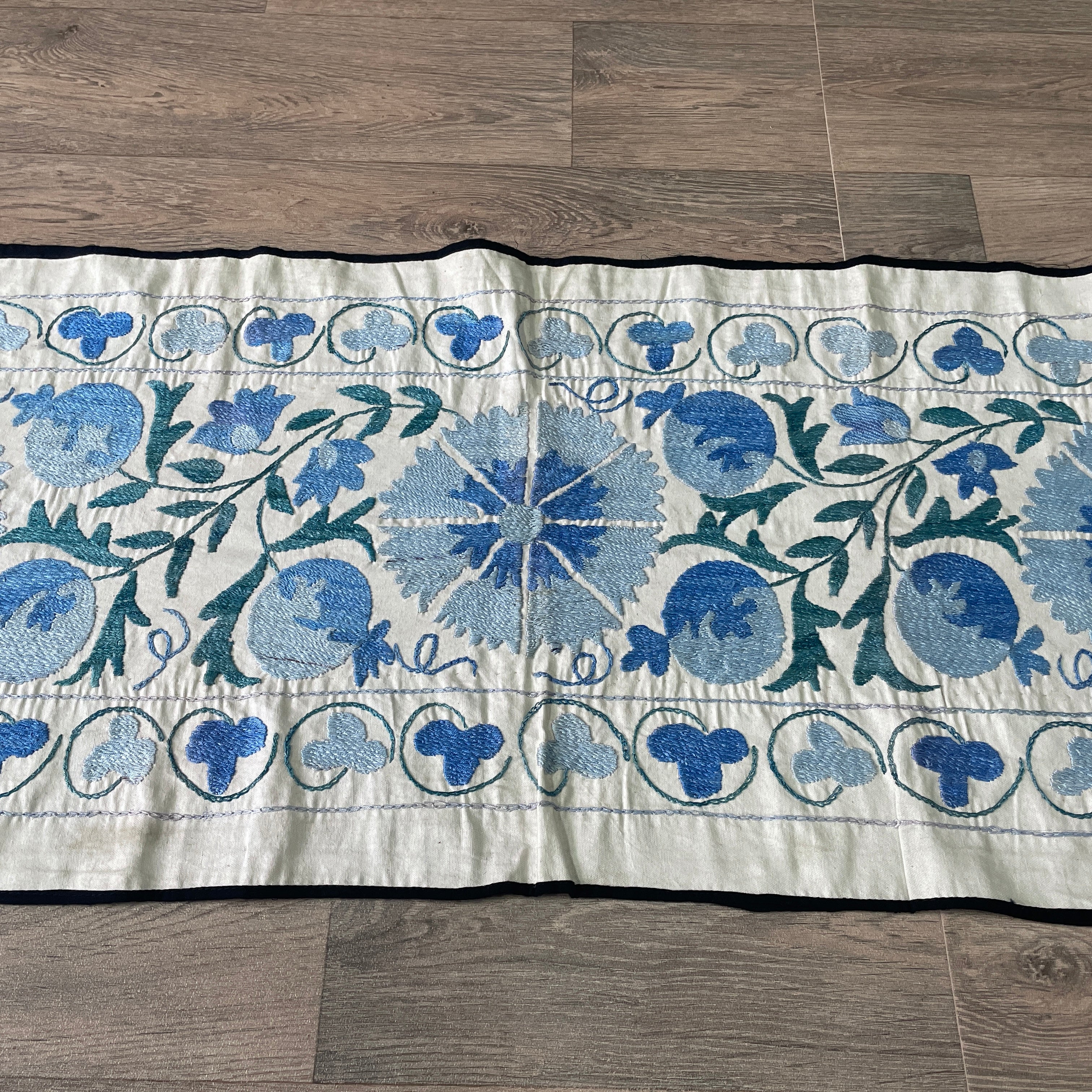 Uzbek Suzani Table Throw