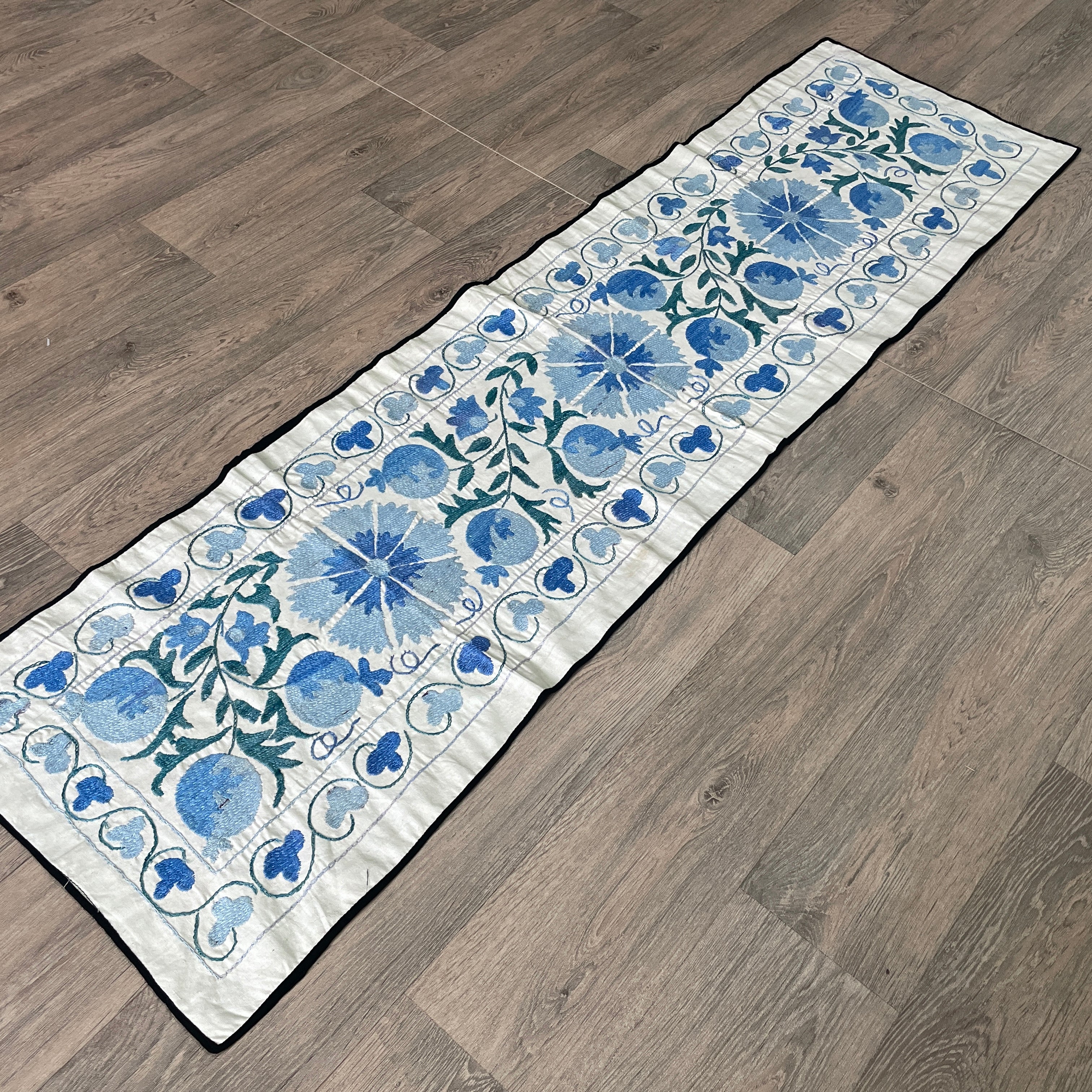 Uzbek Suzani Table Throw