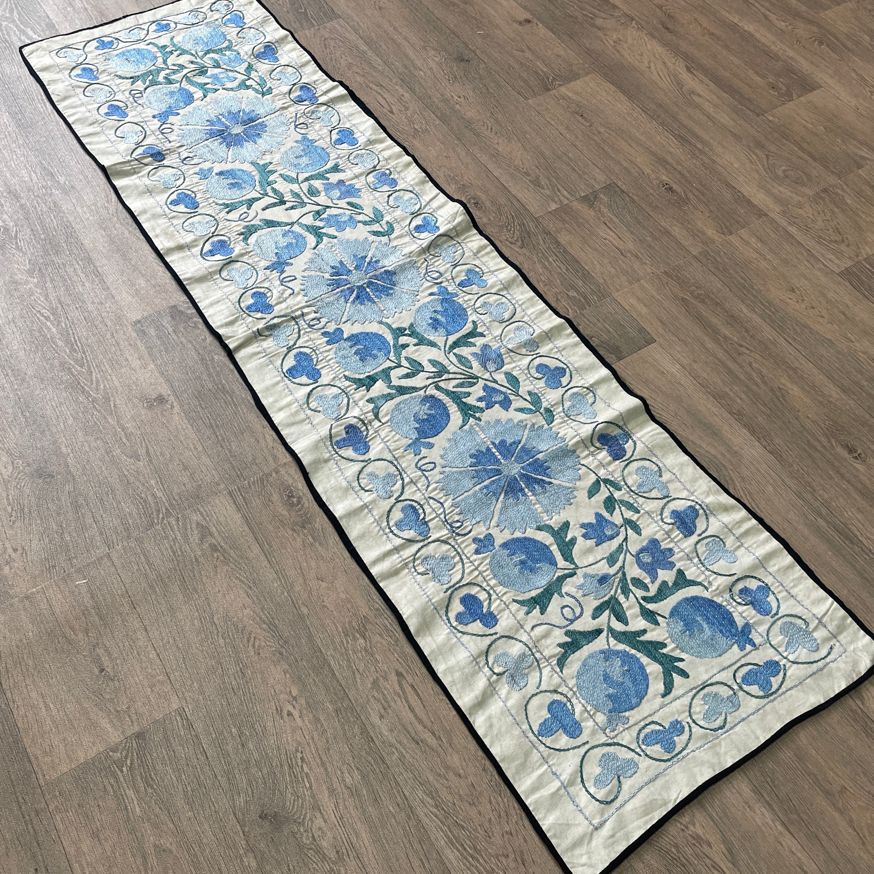 Uzbek Suzani Table Throw