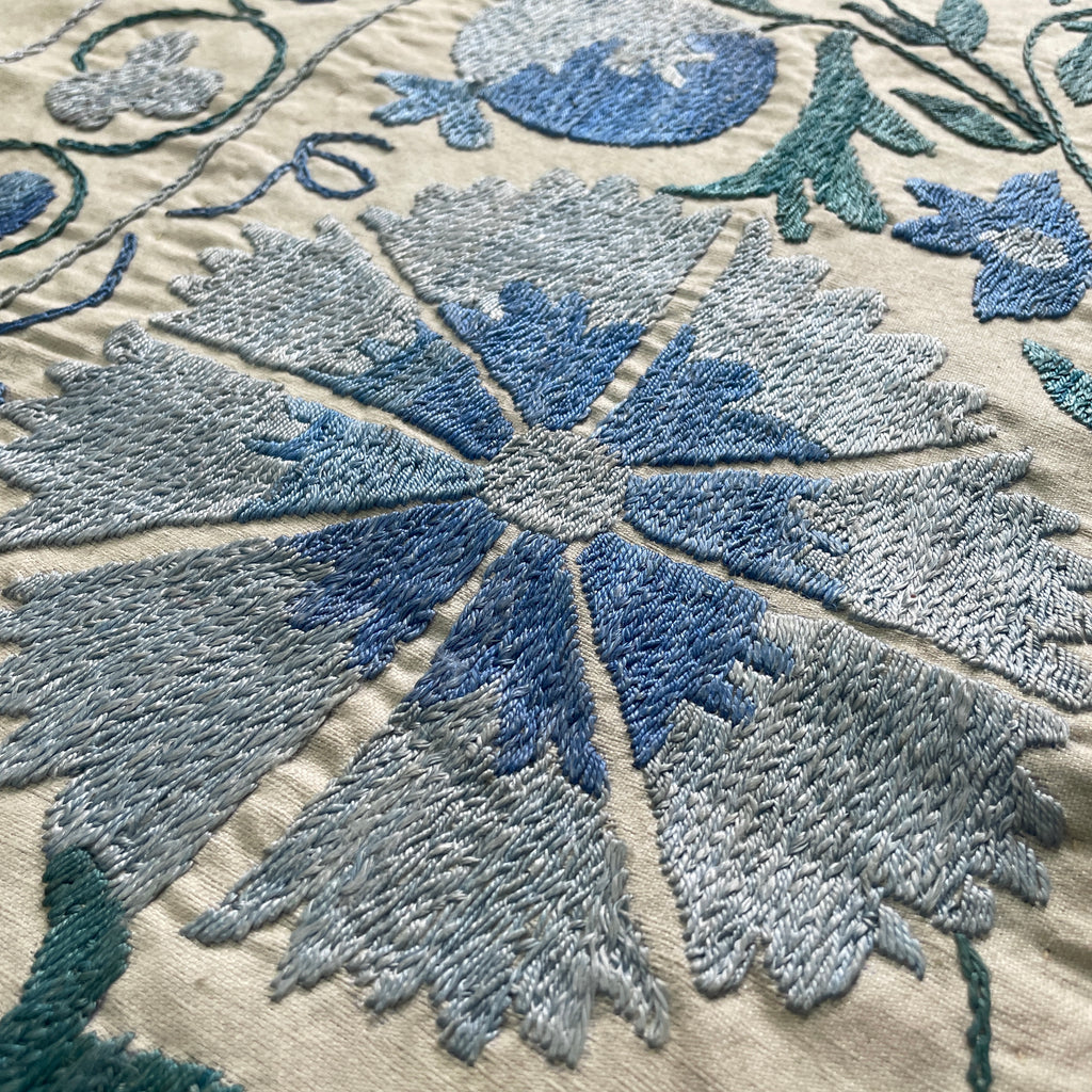 Uzbek Suzani Table Throw