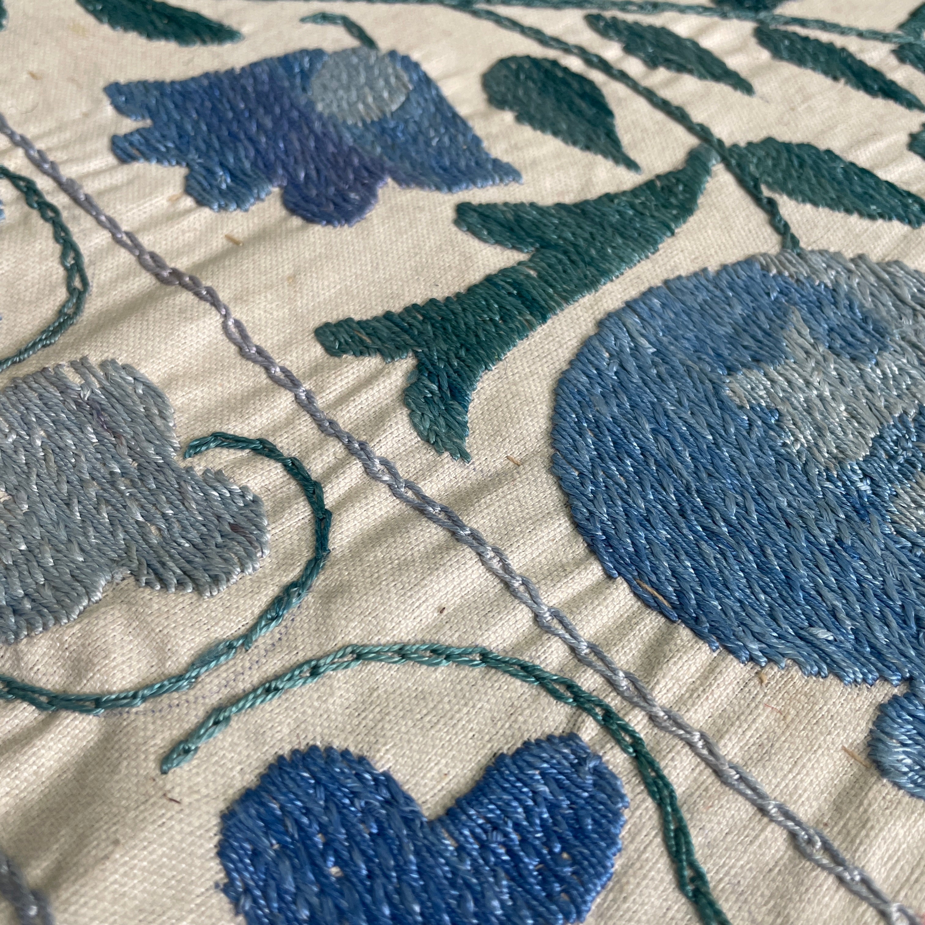 Uzbek Suzani Table Throw