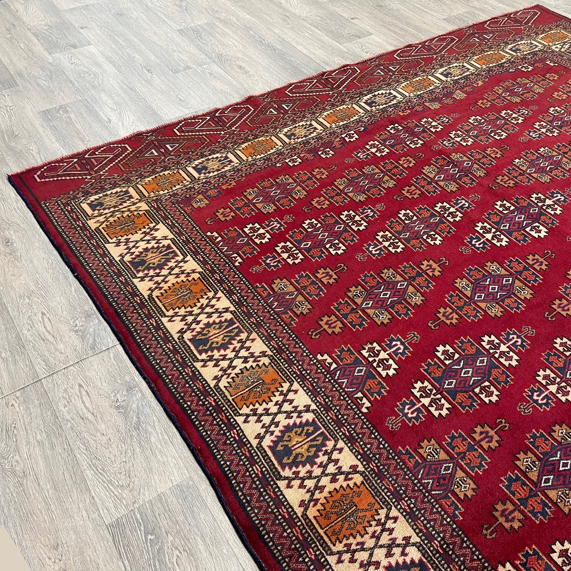 Old Turkmen Yomut Rug c.1970