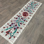 Uzbek Suzani Table Runner