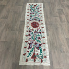 Uzbek Suzani Table Runner