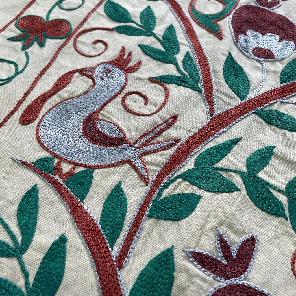 Uzbek Suzani Table Runner