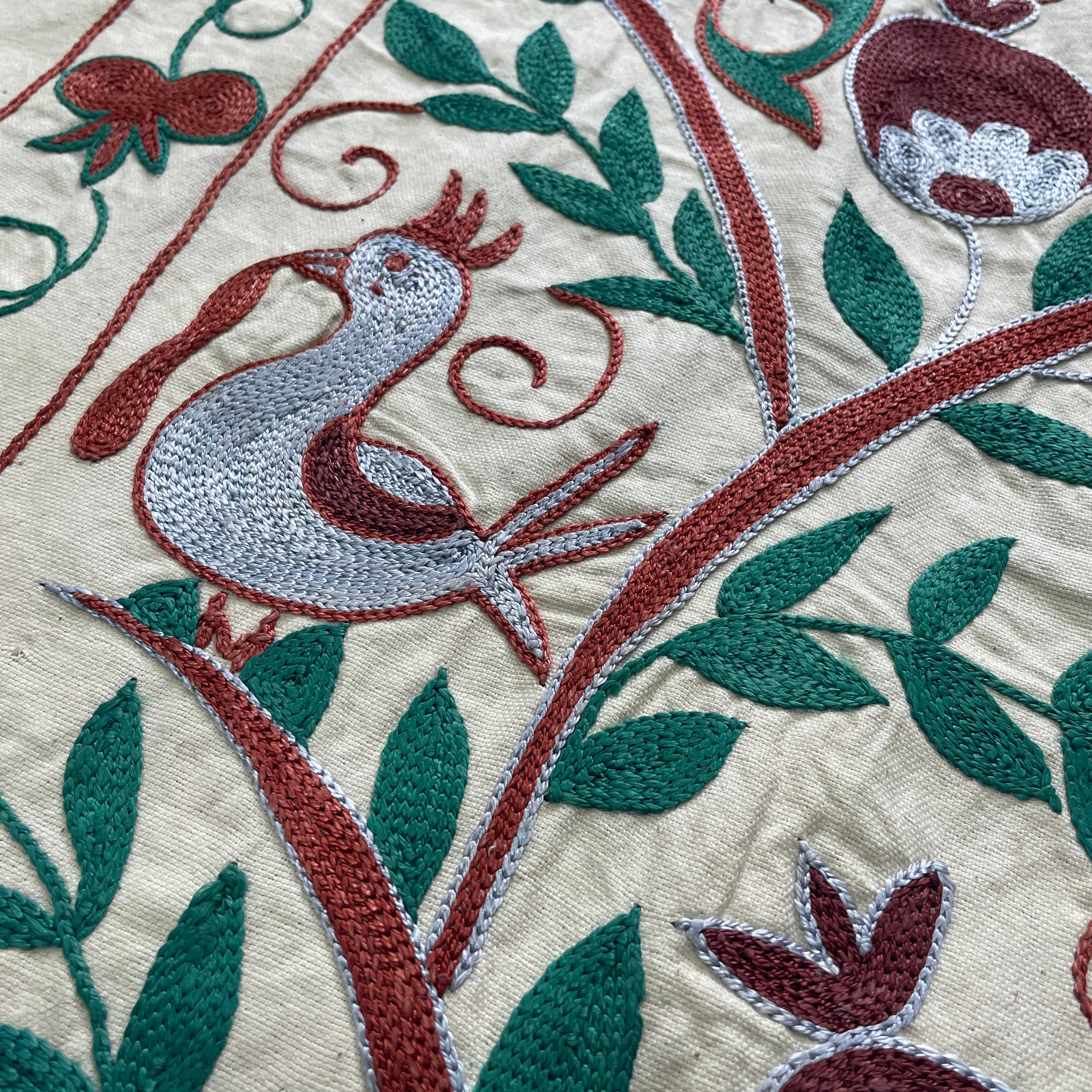 Uzbek Suzani Table Runner