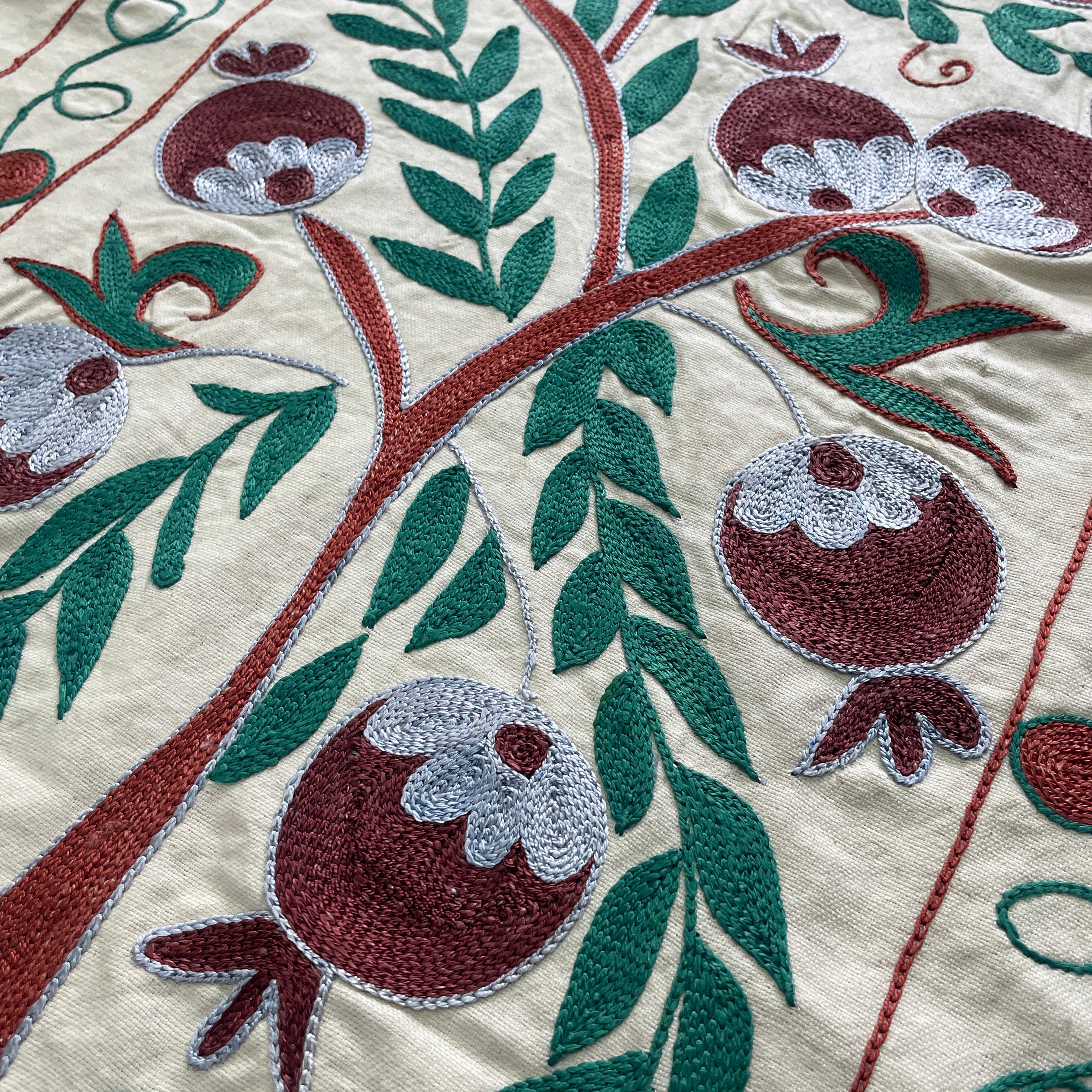 Uzbek Suzani Table Runner