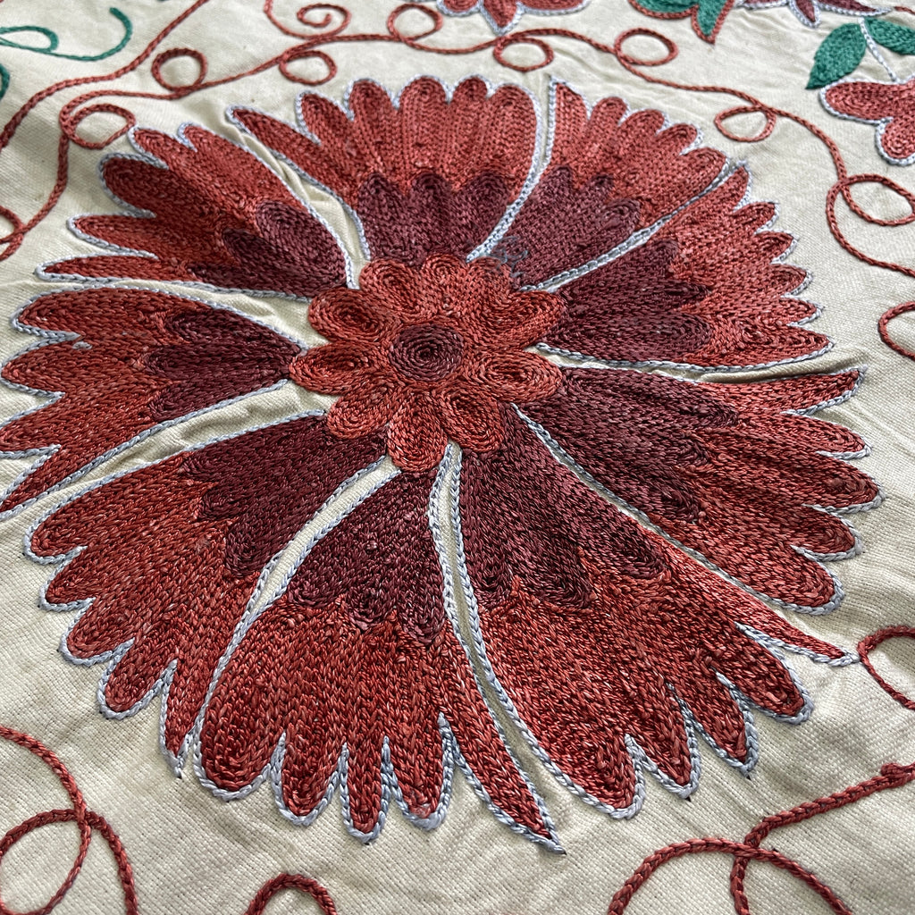 Uzbek Suzani Table Runner