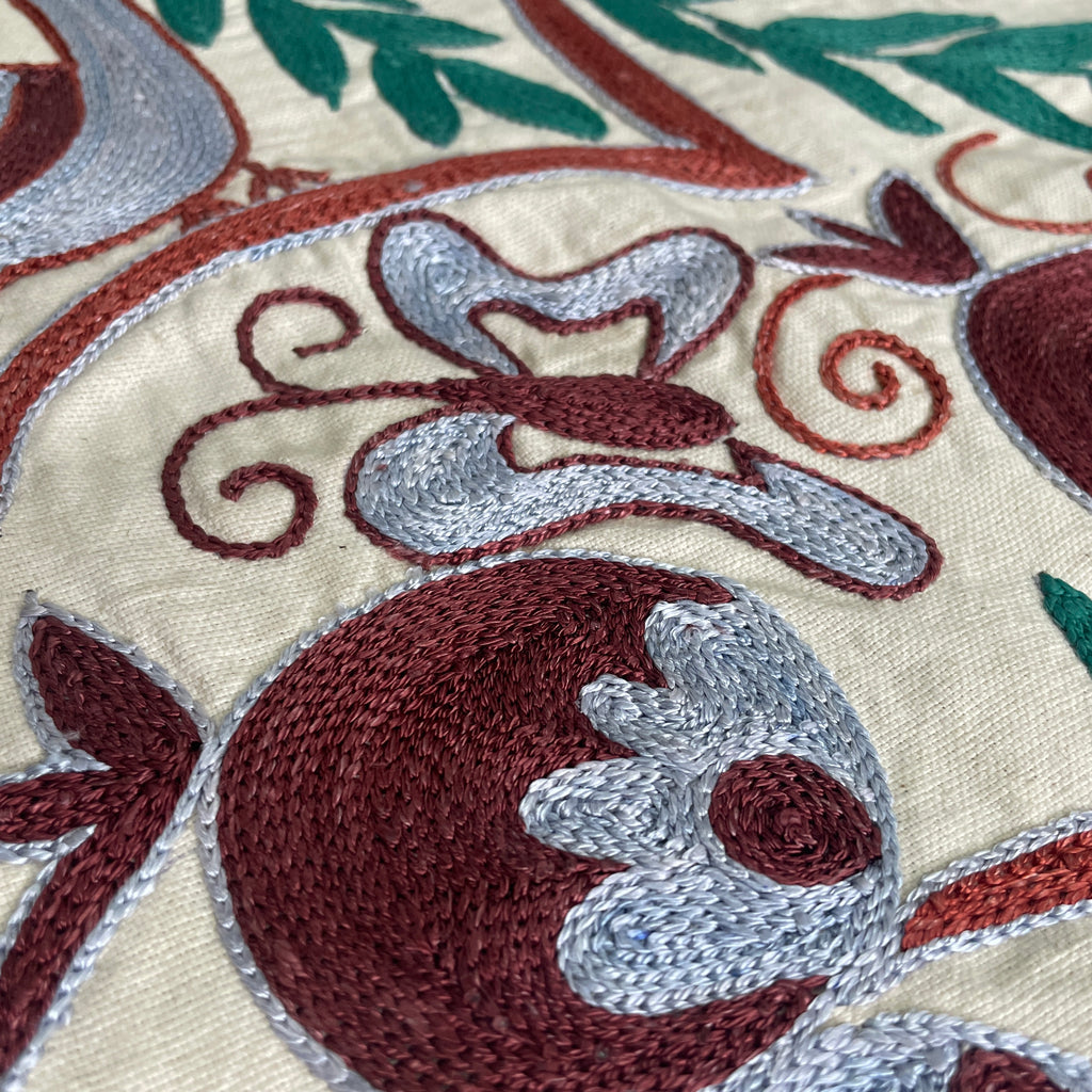 Uzbek Suzani Table Runner