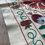 Uzbek Suzani Table Runner