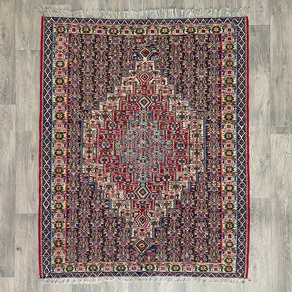 Persian Senneh Kilim Rug