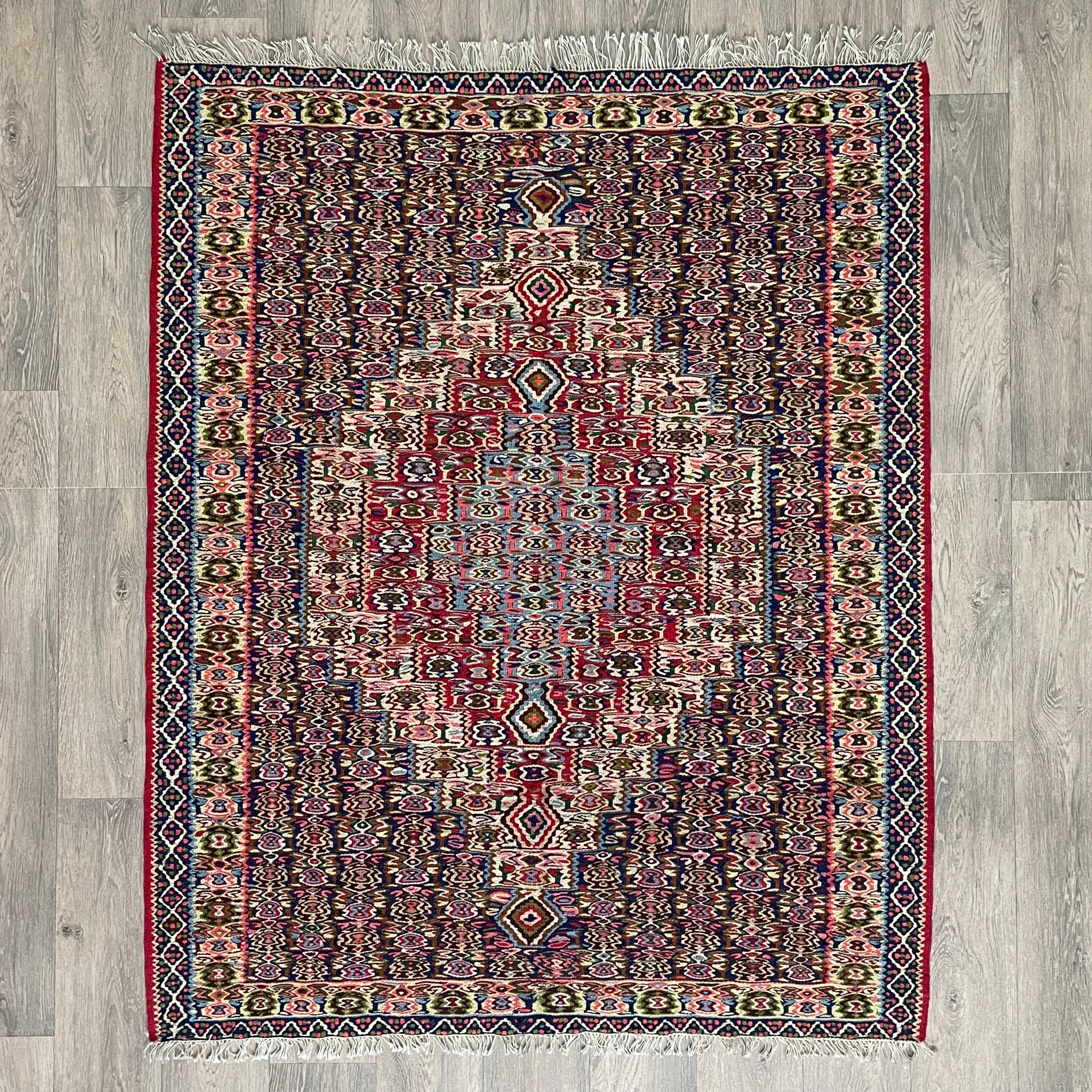 Persian Senneh Kilim Rug
