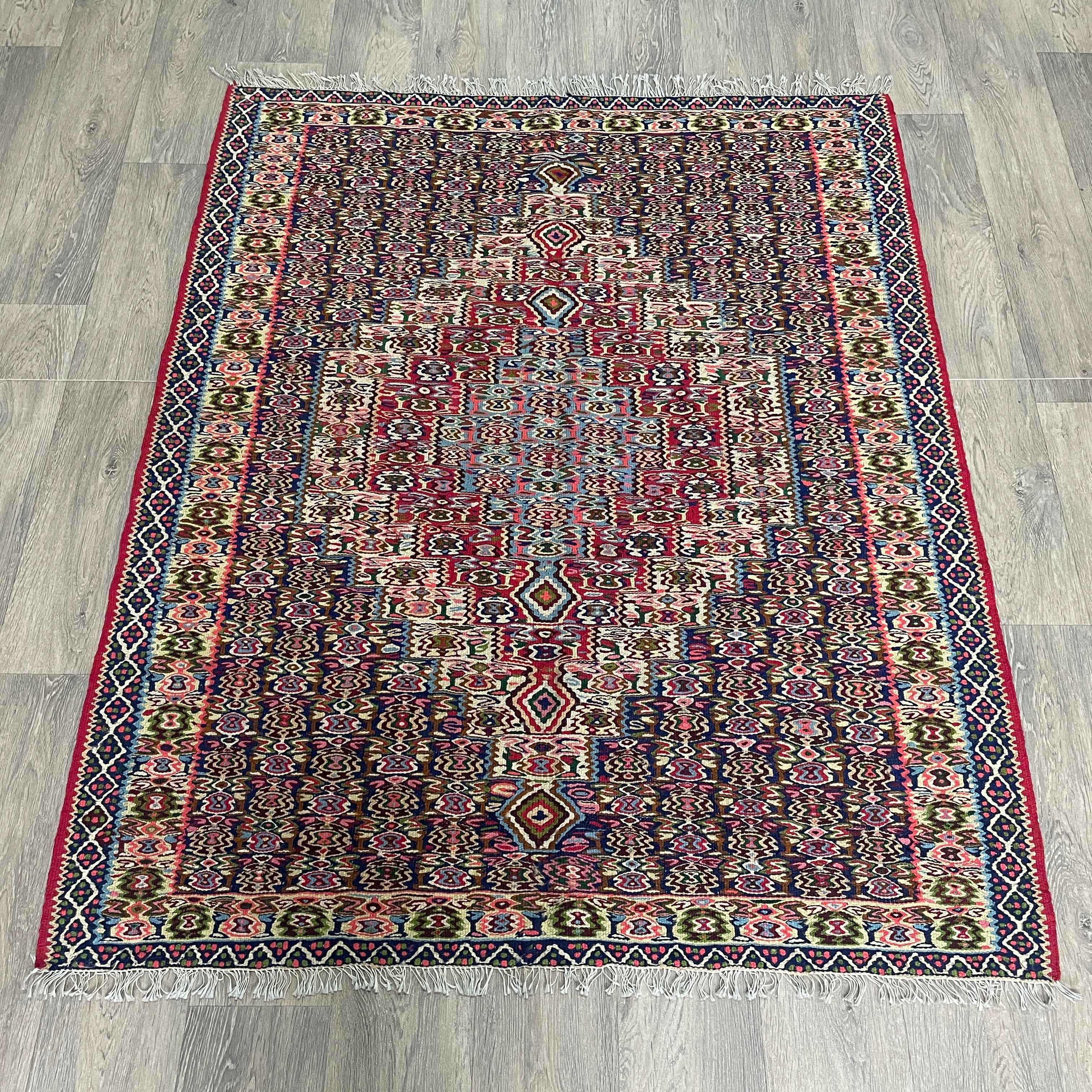 Persian Senneh Kilim Rug