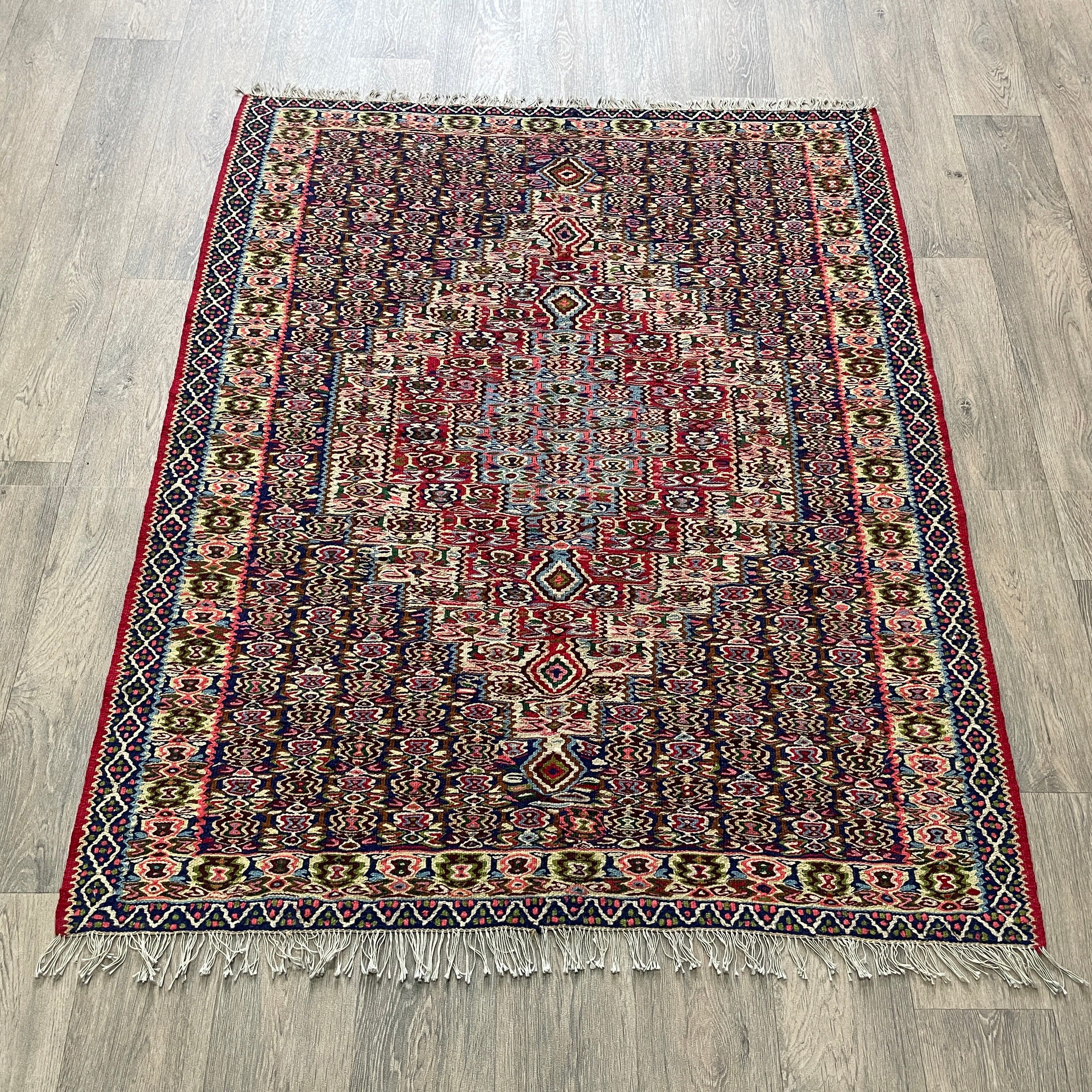 Persian Senneh Kilim Rug