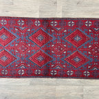 261 x 64 cm | Afghan Mushwani Runner - Khorasan Rugs