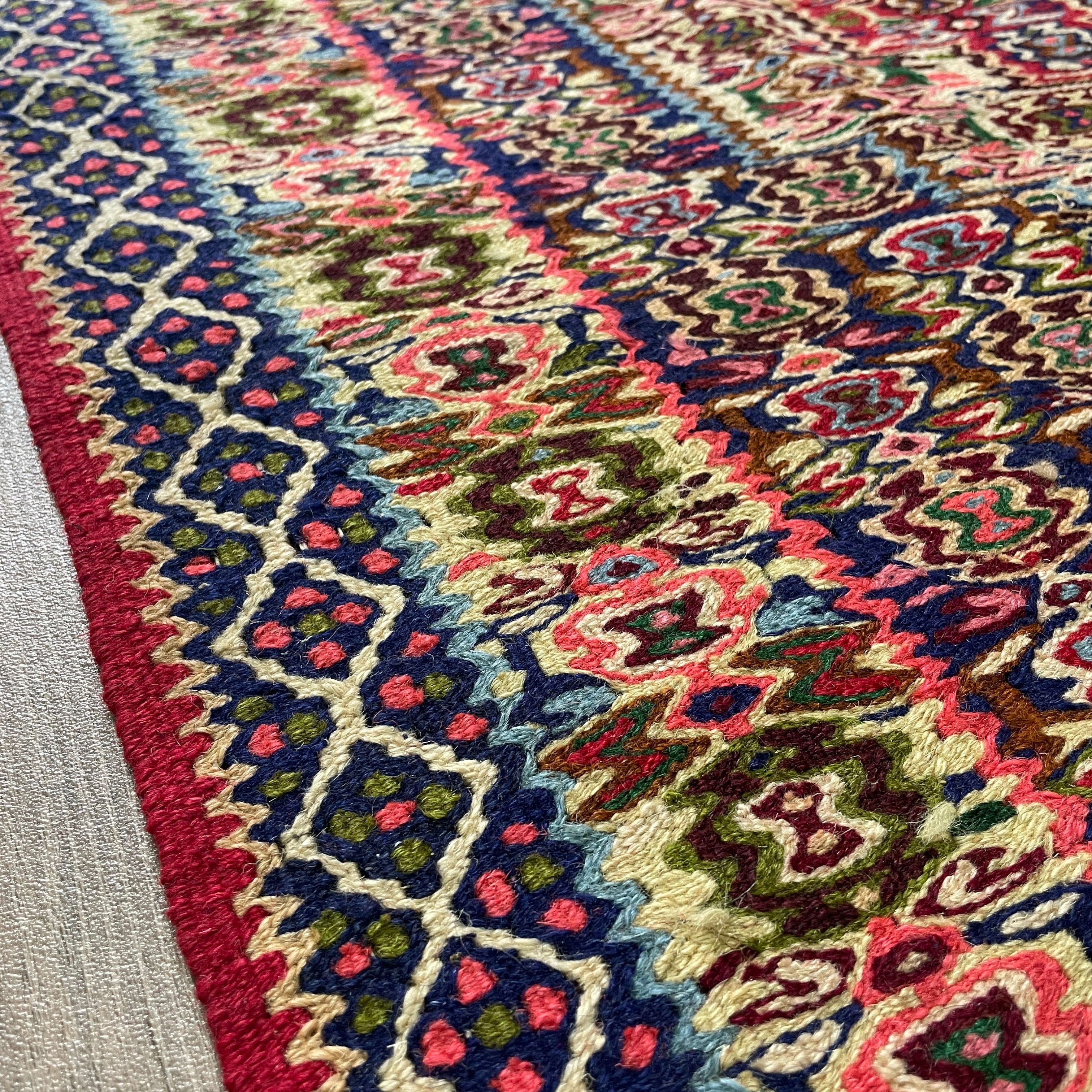 Persian Senneh Kilim Rug
