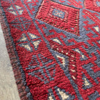 261 x 64 cm | Afghan Mushwani Runner - Khorasan Rugs