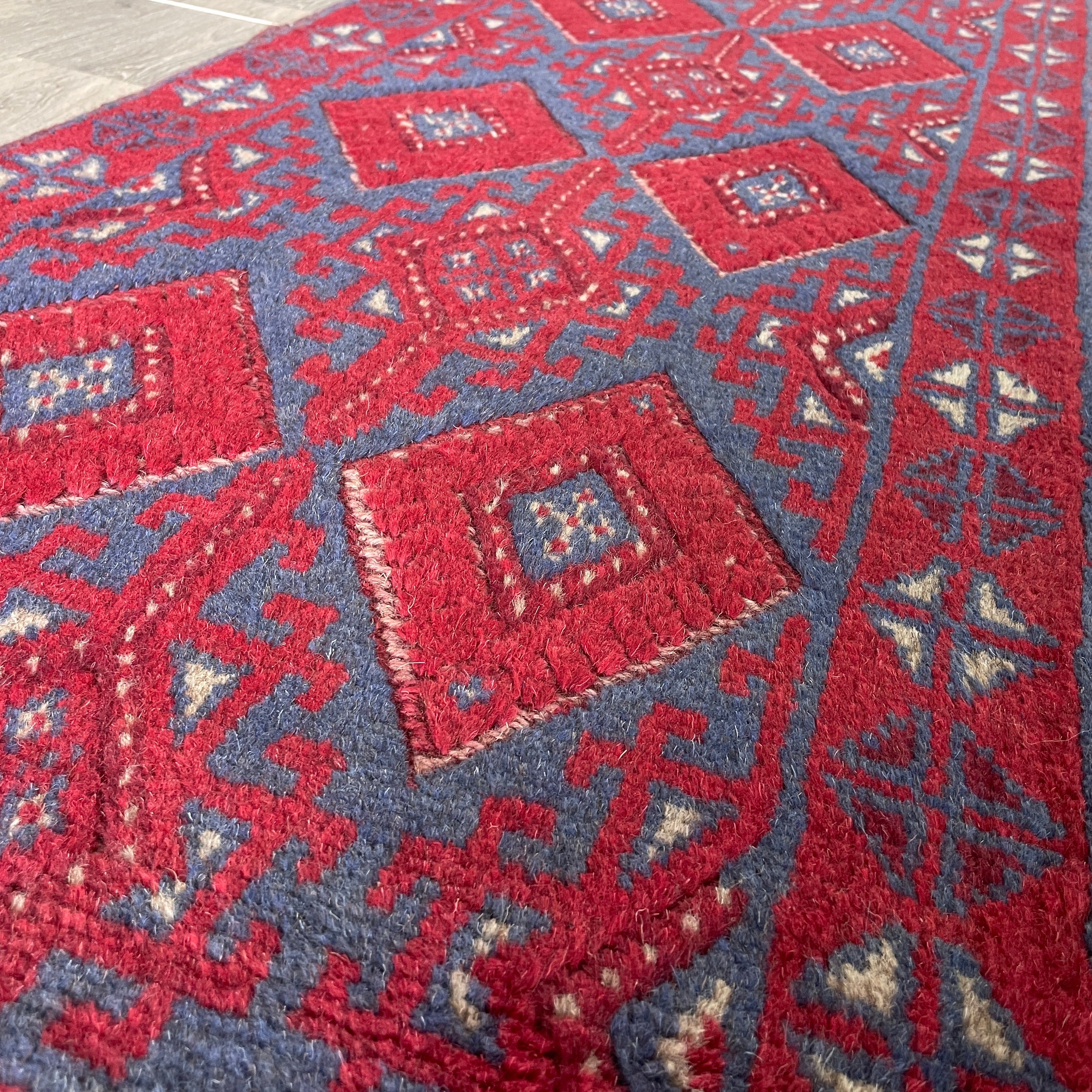 261 x 64 cm | Afghan Mushwani Runner - Khorasan Rugs