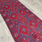 261 x 64 cm | Afghan Mushwani Runner - Khorasan Rugs
