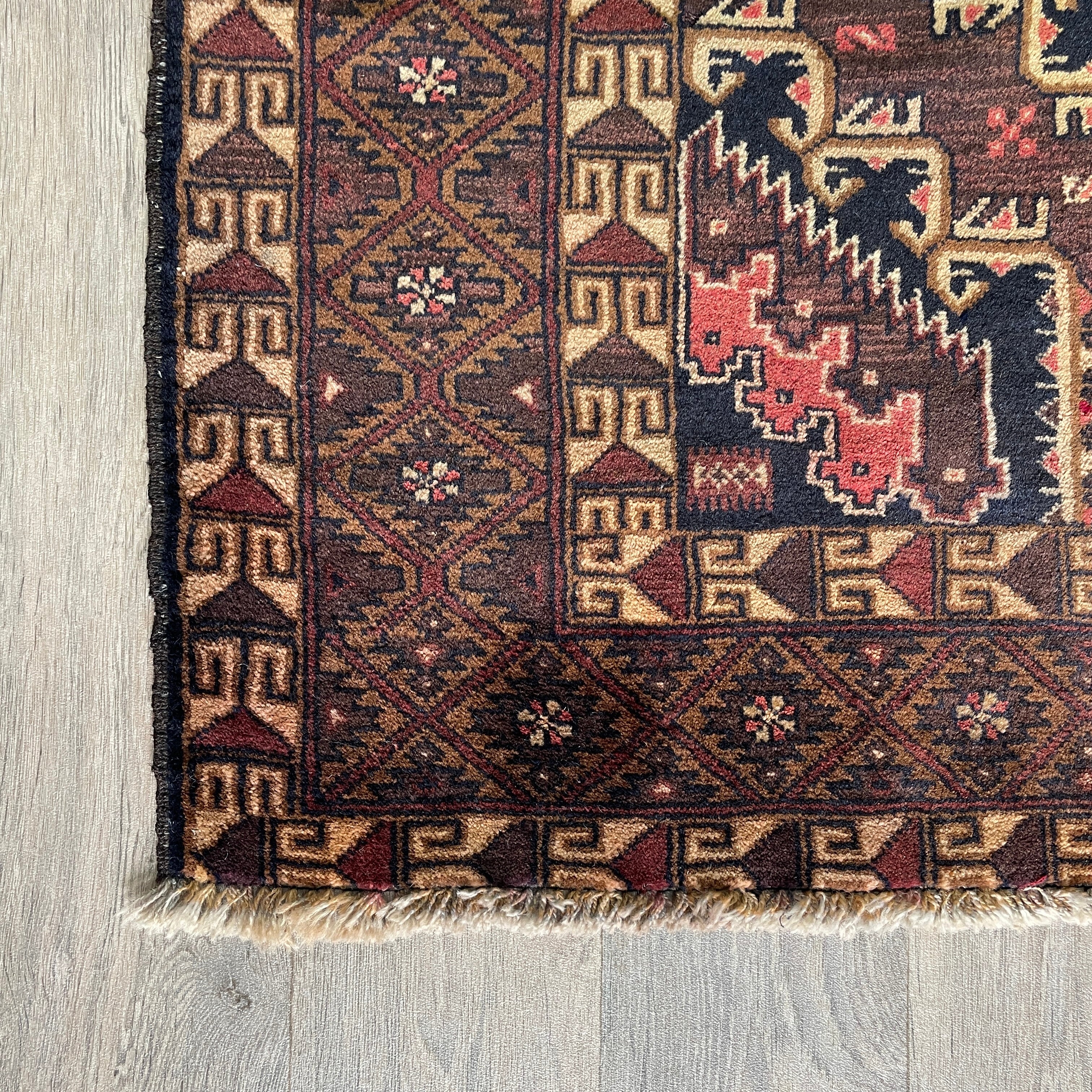 196 x 114 cm | Afghan Fine Baluch Rug - Khorasan Rugs