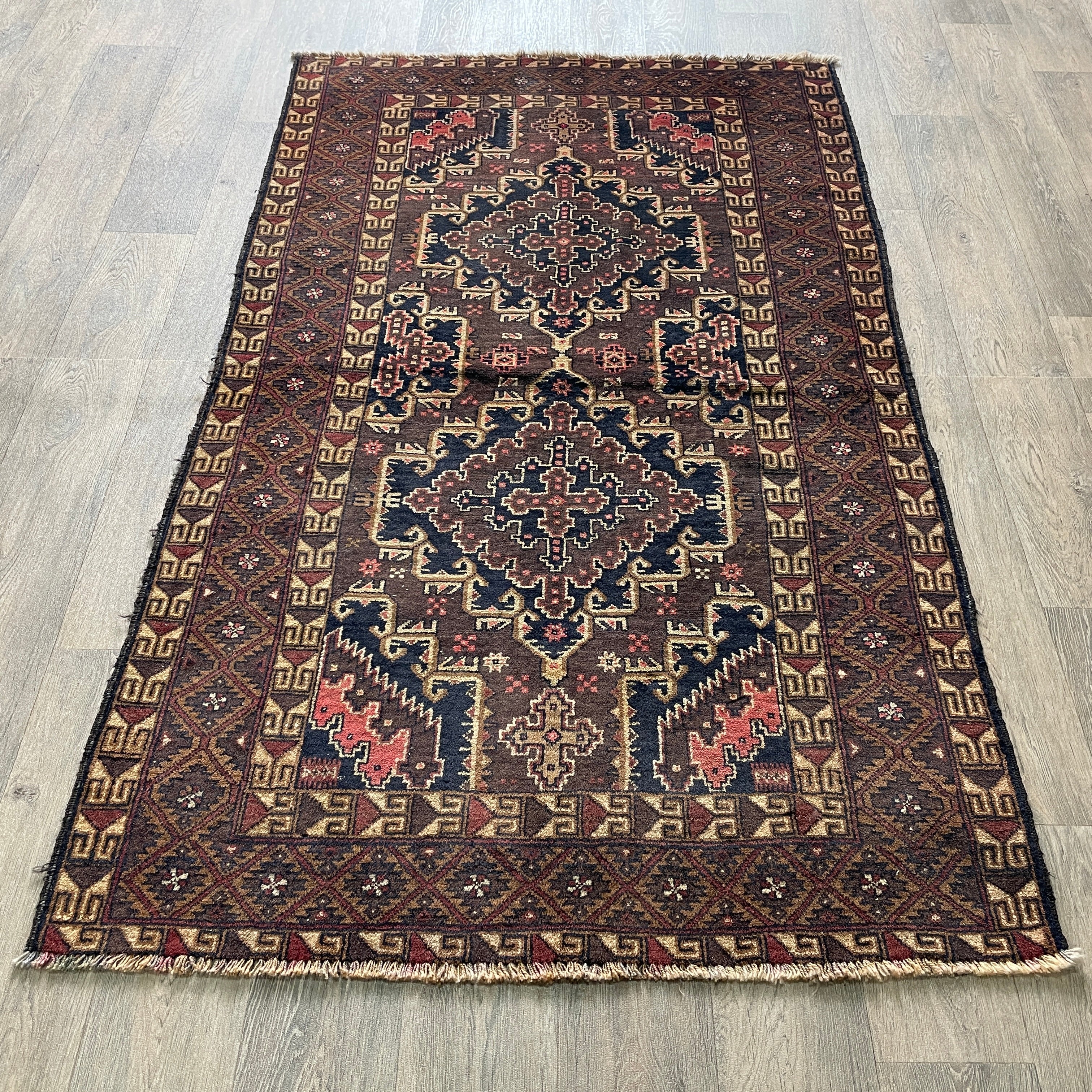 196 x 114 cm | Afghan Fine Baluch Rug - Khorasan Rugs