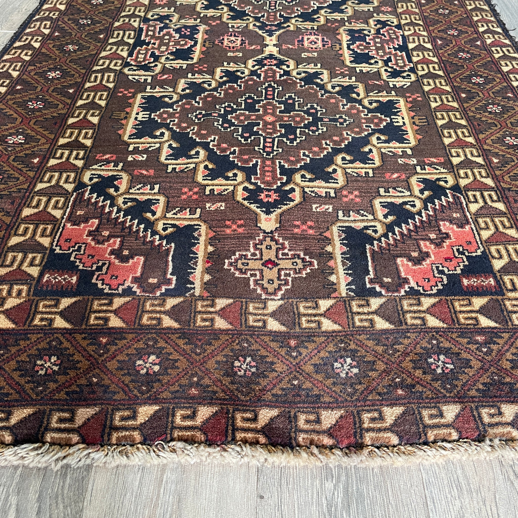 196 x 114 cm | Afghan Fine Baluch Rug - Khorasan Rugs