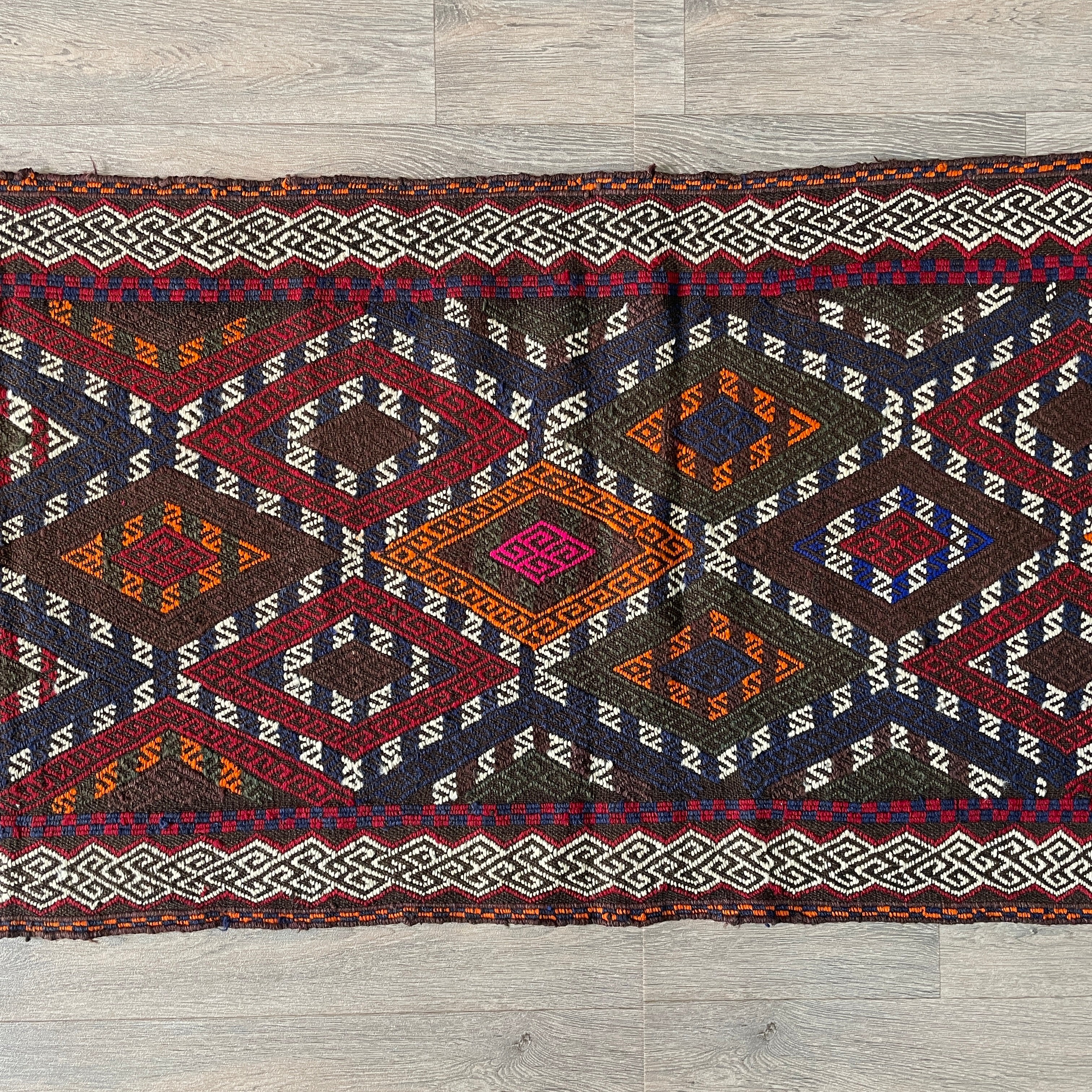 Afghan Soumak Kilim Runner